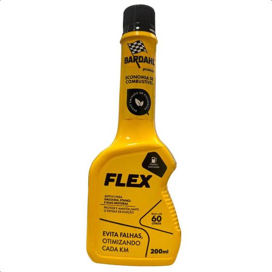 Imagem de Bardahl Flex Aditivo Flex 200ml Para gasolina, etanol e suas mistura ele pode adicionado tanto gasolina quanto o álcool.