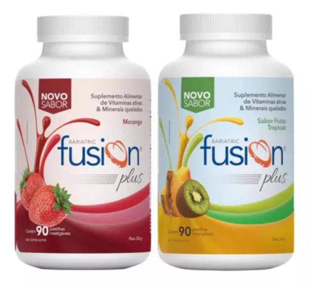 Imagem de Bariatric Fusion Plus, 90 Pastilhas, Kit C/2 Escolha O Sabor