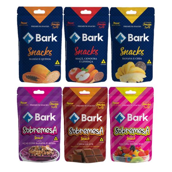 Imagem de Bark Petisco Bifinho Para Cão Mix Fruta e Sobremesa 60g KITx6