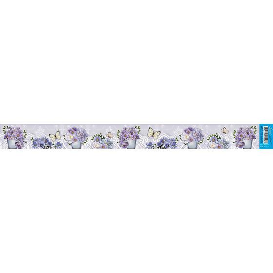 Barra Adesiva para Decoupage Litoarte 43,6 x 4 cm - Modelo BDA-IV - 535 Flores Shabby Chic Menor preço em Barra Adesiva para Decoupage Litoarte 43,6 x 4 cm - Modelo BDA-IV - 535 Flores Shabby Chic