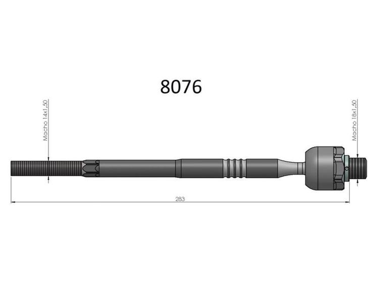 Imagem de Barra Axial Astra Vectra Zafira Bortec