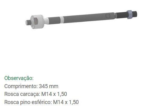 Imagem de Barra Axial de Direção Focus 2006 Até 2009 Bortec BA 8287