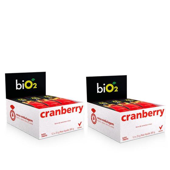 Imagem de Barra Bio2 7Nuts Cranberry 12X25G