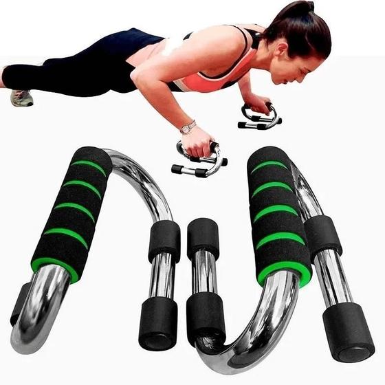 Imagem de Barra Chão Apoio Flexão Braço Ombro Fitness S-PUSHUP MBFit