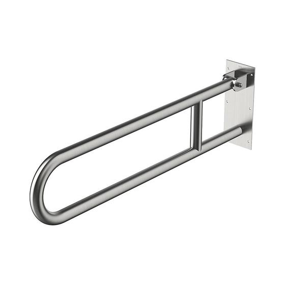 Imagem de Barra De Apoio Articulável Docol 974816 Com 80Cm Inox Escova