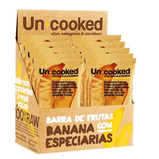 Imagem de Barra de Banana c/ Especiarias UNCOOKED 30g Display c/ 12und