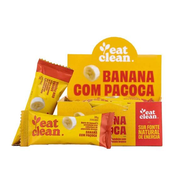 Imagem de Barra de Banana com Paçoca Eat Clean (Cx c/12un de 30g)
