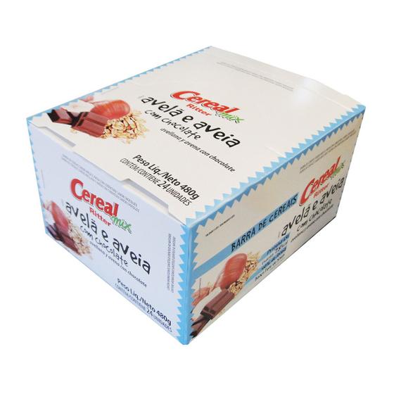 Imagem de Barra de Cereal Mix Avelã, Aveia e Chocolate display com 24 un - Ritter