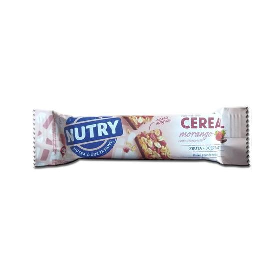 Imagem de Barra de Cereal Nutry Morango com Chocolate 22g