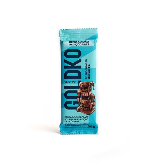 Barra de chocolate ao leite zero adição de açúcares 20g é boa?