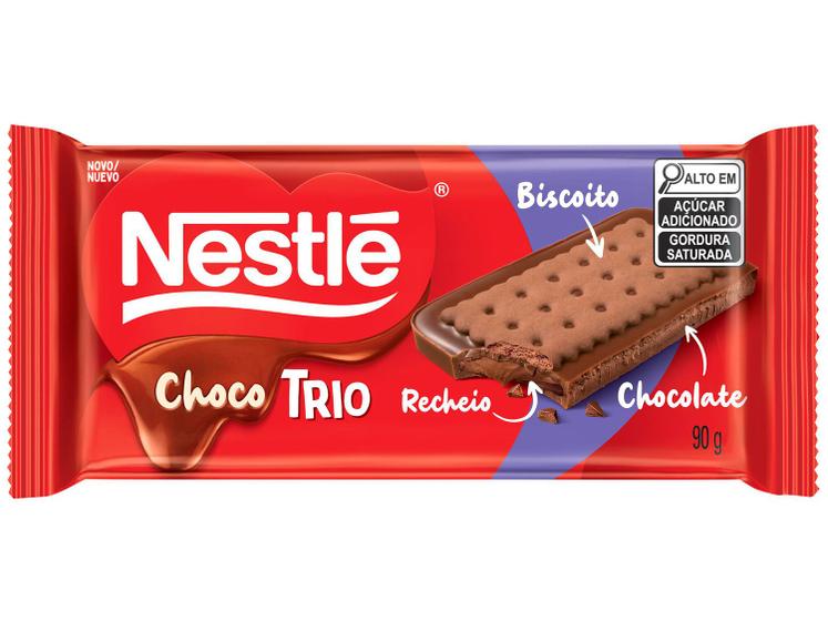 Imagem de Barra de Chocolate Chocobiscuit 90g Nestlé