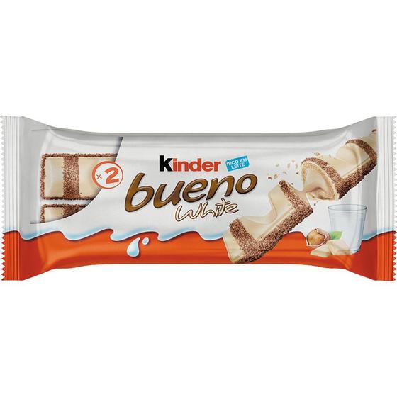 Barra de Chocolate Kinder Bueno White 39g Chocolate / Barra de