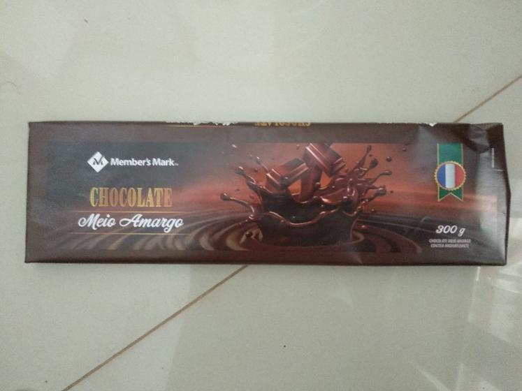 Barra de Chocolate Meio Amargo Member's Mark 300g Menor preço em Barra de Chocolate Meio Amargo Member's Mark 300g