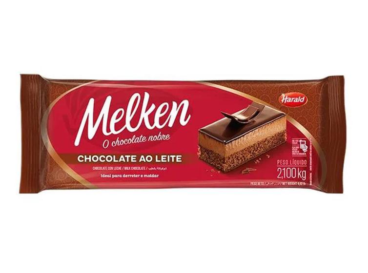 Imagem de Barra De Chocolate Melken Ao Leite 2,10Kg - Harald