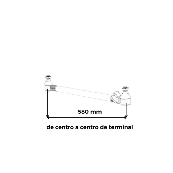 Imagem de Barra de Direcao Curta Dianteira MB 1113 de 1970 a 1995 N512