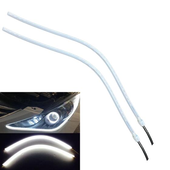 Barra De Led Flexivel 45 cm Farol Drl + Seta Sequencial Externa Menor preço em Barra De Led Flexivel 45 cm Farol Drl + Seta Sequencial Externa