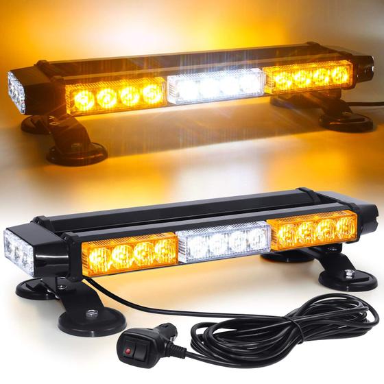 Imagem de Barra de Luz Estroboscópica LED LINKITOM - Dupla Face com 30 LEDs