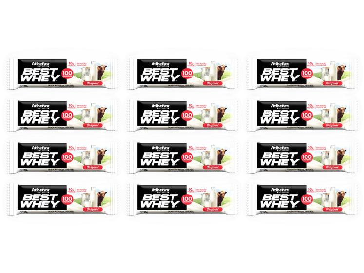 Barra de Proteína Atlhetica Nutrition Best Whey Menor preço em Barra de Proteína Atlhetica Nutrition Best Whey