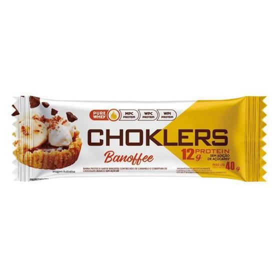 Imagem de Barra de proteína banoffee choklers 40g