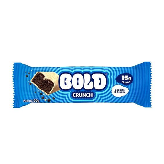 Imagem de Barra De Proteína Bold Crunch Cookies & Cream 50g