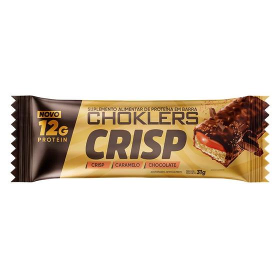 Imagem de Barra de Proteína Chokler's Crisp Sabor Chocolate, Caramelo e Crisps 31g - Mix Nutri