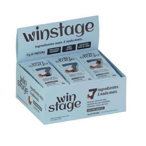 Imagem de Barra De Proteína Coco Chocolate 54G Winstage 12 Unidades