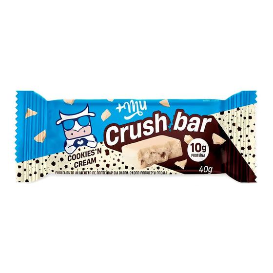 Imagem de Barra de Proteína Crush Bar Cookies and Cream +Mu 40g