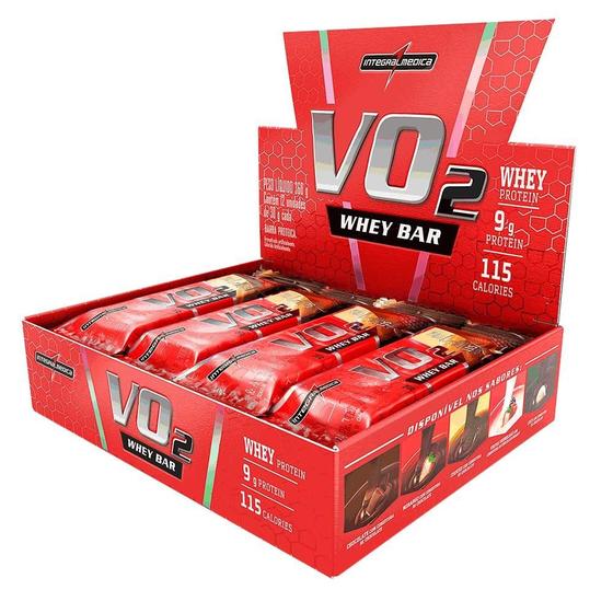 Barra de Proteína Integralmedica VO2 Whey Bar Coco 360g 12 unidades Menor preço em Barra de Proteína Integralmedica VO2 Whey Bar Coco 360g 12 unidades