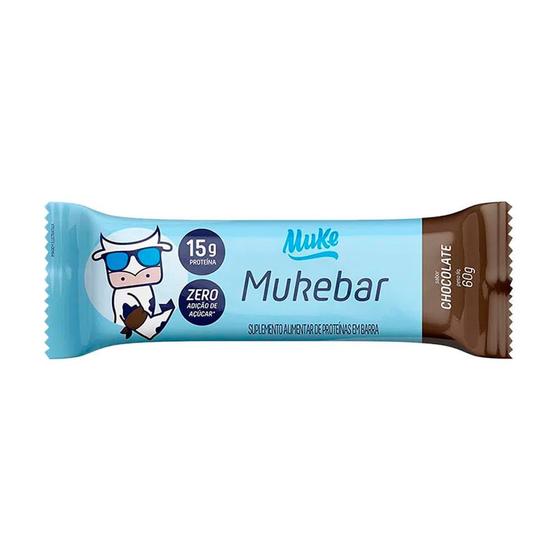 Imagem de Barra de Proteína Mais Mu Mukebar Sabor Chocolate 60g