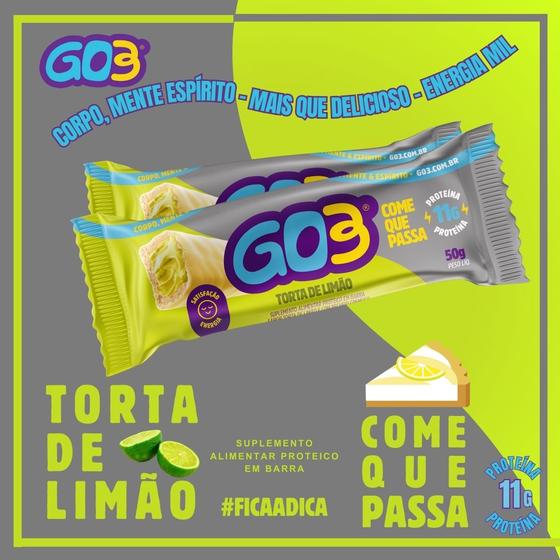 Imagem de Barra de Proteína Torta de Limão 50gr - Go3