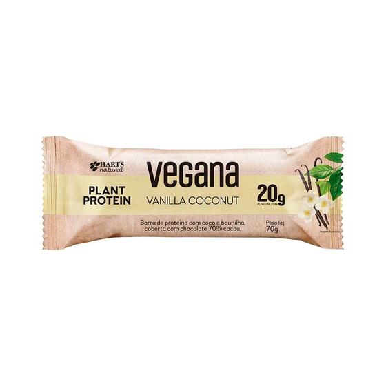 Imagem de Barra de Proteína Vegana Vanilla Coconut Harts Natural 65g