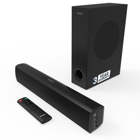 Imagem de Barra de Som Majority Bowfell Plus 2.1 - 100W com Subwoofer Bluetooth