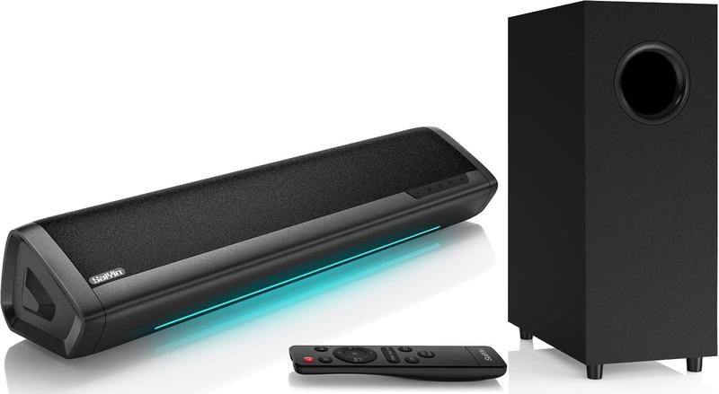 Imagem de Barra de Som Saiyin 2.1 Canais com Subwoofer - 40W/30W - Bluetooth