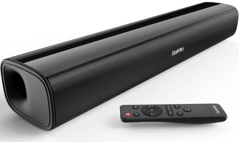 Imagem de Barra de som Saiyin 40W para TV com Bluetooth/Óptico/AUX 43cm