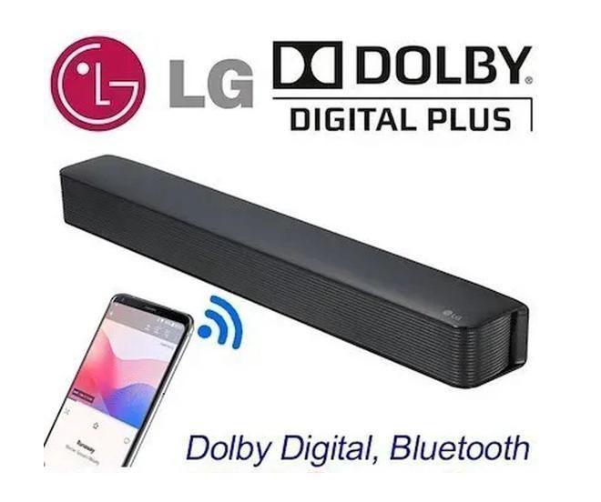 Barra De Som Soun Bar Lg Sk1 Preta 110V/220V Menor preço em Barra De Som Soun Bar Lg Sk1 Preta 110V/220V