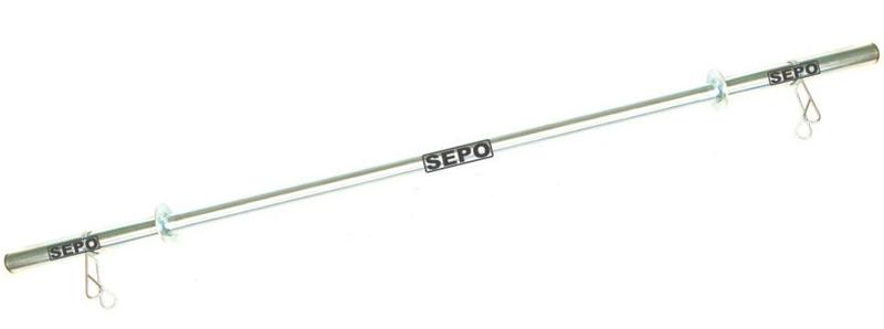 Barra de Tubo Oca 150cm com Presilhas Menor preço em Barra de Tubo Oca 150cm com Presilhas