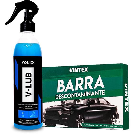 Imagem de Barra Descontaminante 50g Vintex + V-lub Librificante Vonixx