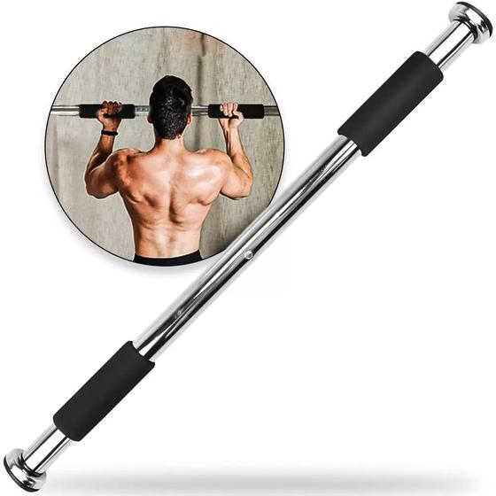 Barra Fixa de Exercício Porta vão até 100cm e 100Kg Treino em Casa ...