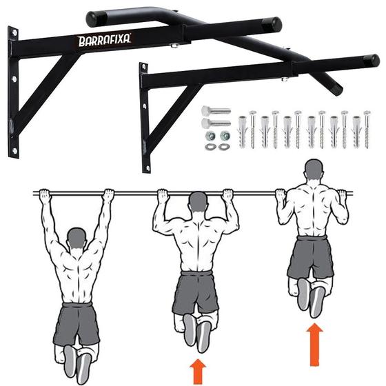 Barra Fixa Parede Pull-up Chin-up Tríceps Paralelas é ruim? Barra Fixa Parede Pull-up Chin-up Tríceps Paralelas é boa?