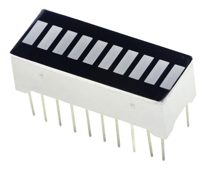 Imagem de Barra gráfica de led 10 segmentos - vermelha