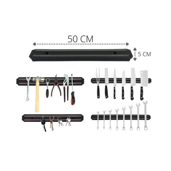 Imagem de Barra Magnética Imã Para Facas e Ferramentas 50cm