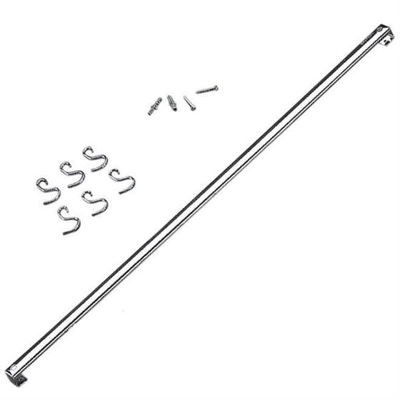 Imagem de Barra para Utensílios Inox 60cm com 6 Ganchos - Mak Inox