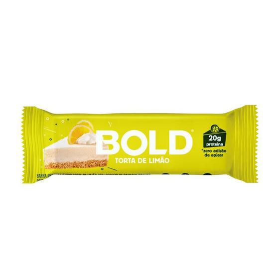 Imagem de Barra Proteica Bold Bar - Torta de Limão - 60g - Bold Snacks