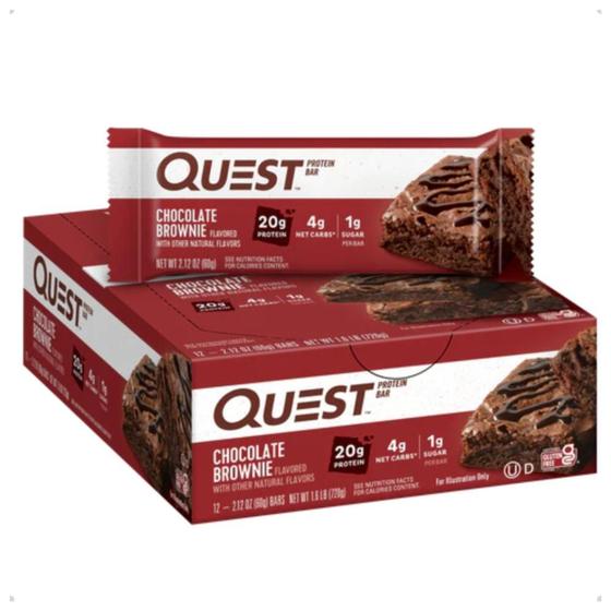 Imagem de Barra Protein Bar 20g Proteina 12 Unidades 720g Quest