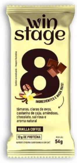 Imagem de Barra Proteína Vanilla Coffee s/ Açúcar Winstage - Kit 3x