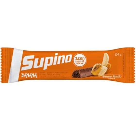 Imagem de Barra supino zero chocolate ao leite 24g - banana brasil