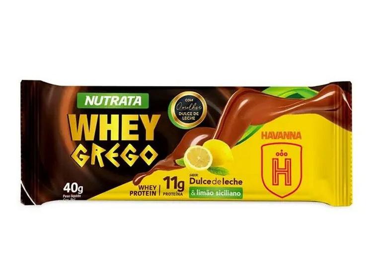 Imagem de Barra Whey Grego Bar Havanna Doce de Leite e Limão Siciliano 40G