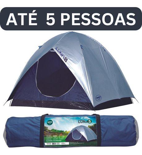 Imagem de Barraca Acampamento Camping Tenda 5 Pessoas Impermeável Luna