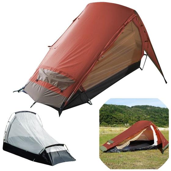 Imagem de Barraca Camping 1 Pessoa Coluna D Agua 2500mm Everest  Guepardo 