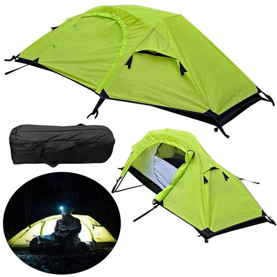Imagem de Barraca Camping 1 Pessoa Coluna D Agua 2500mm Nautika Windy